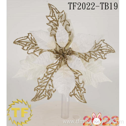 Artificial Christmas Flower Head for Decoration